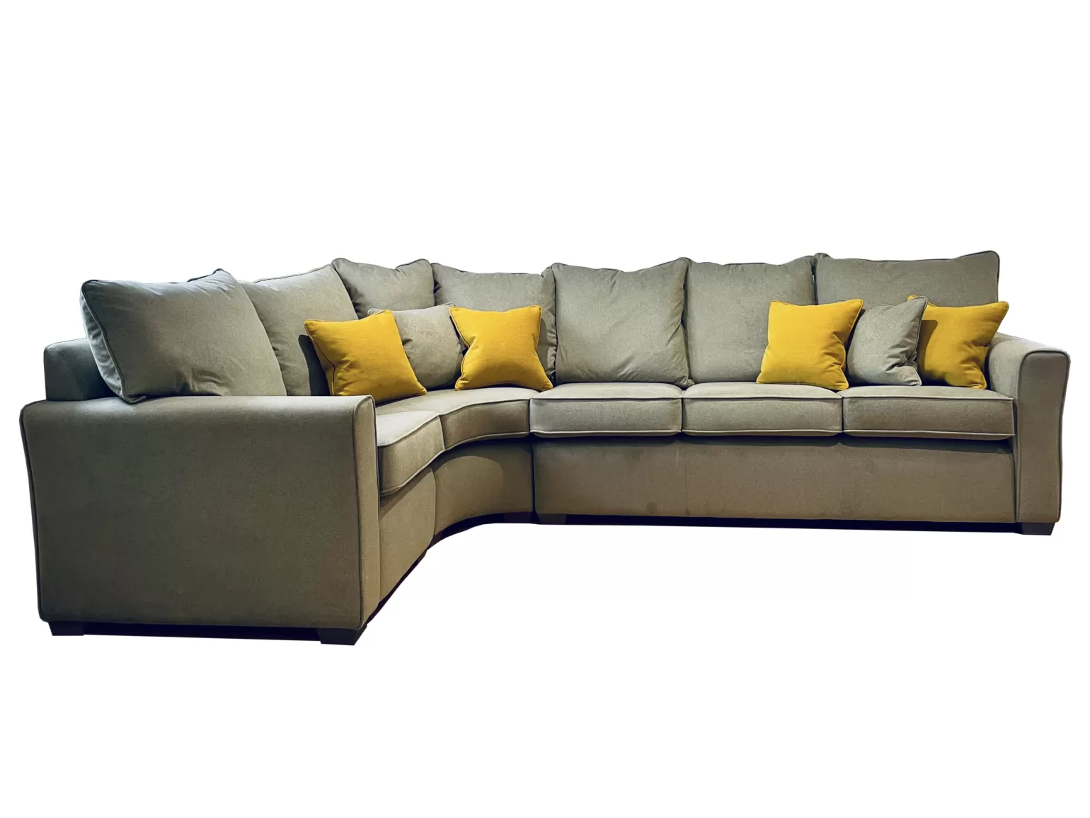 With a simple square shaped arm, this range of sofas and chairs lends itself to be a modern design. The back cushions are high, and the seat is deep, offering great comfort with a timeless yet modern look.
